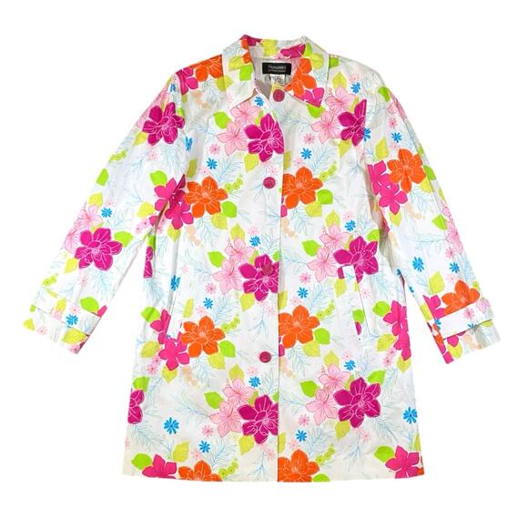 Harve Benard Jackets & Blazers - Harve Benard Summer Floral Raincoat NWT - 16